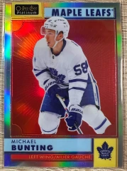 2022-23 O-Pee-Chee Platinum Michael Bunting #R-4 Rainbow